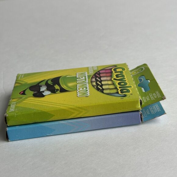 Crayola Crayons RARE Limited Edition 2013 Colors Nifty Neon & Peppy Pastels NIB - Picture 4 of 7